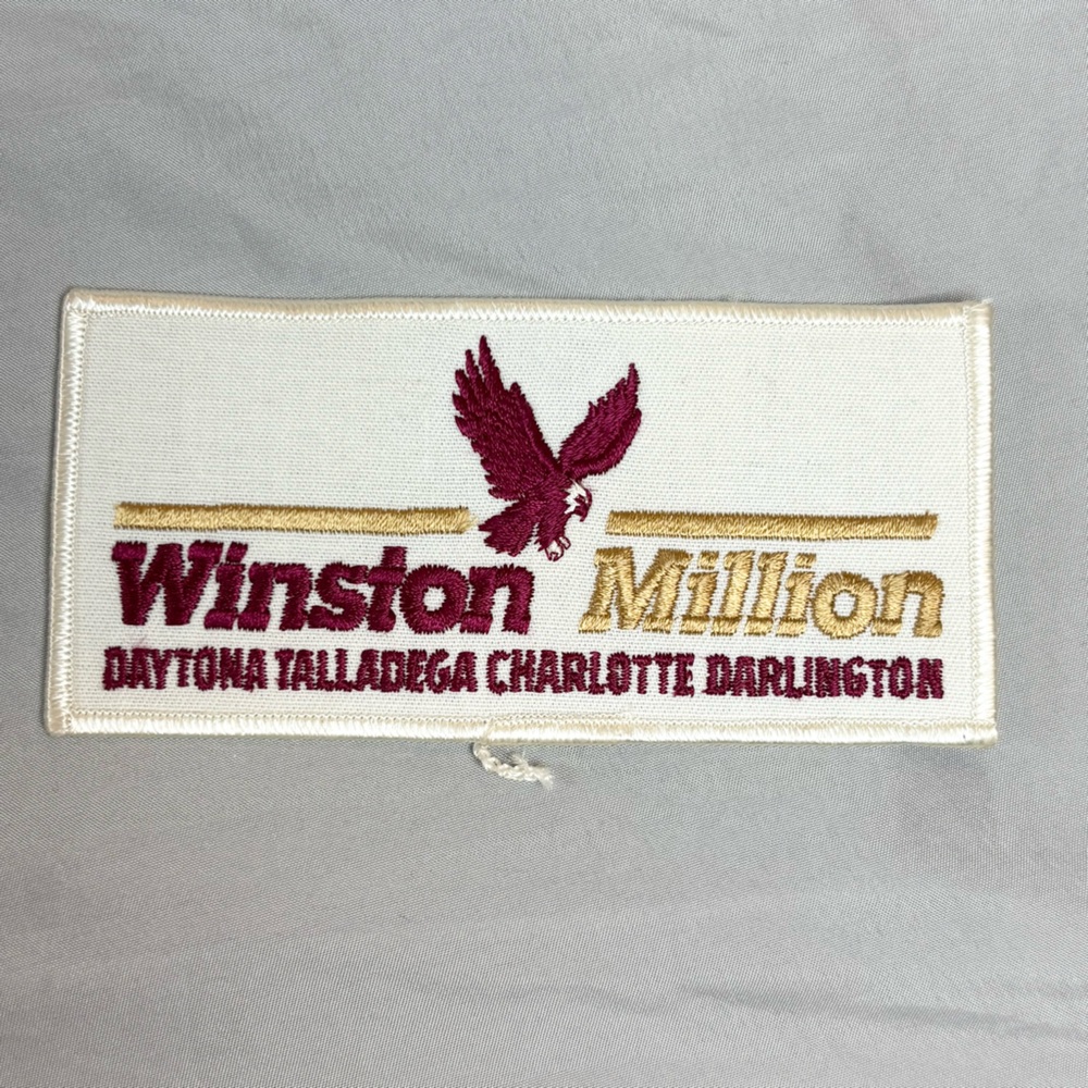 Vintage Winston Million NASCAR Race Patch 80s 90s